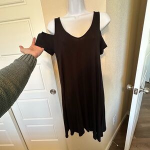 American Eagle Outfitters Black Midi Dress